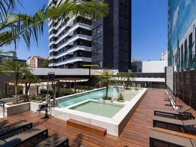 Apartamento bigorrilho/champagnat, 3 suítes, andar alto, 160 m² privativos, 3 vagas garagem