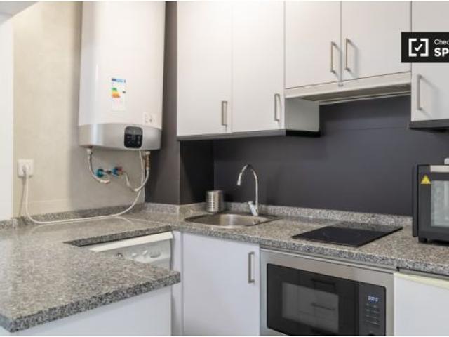Apartamento central de 1 dormitorio con aire acondicionado en alquiler en Lavapiés