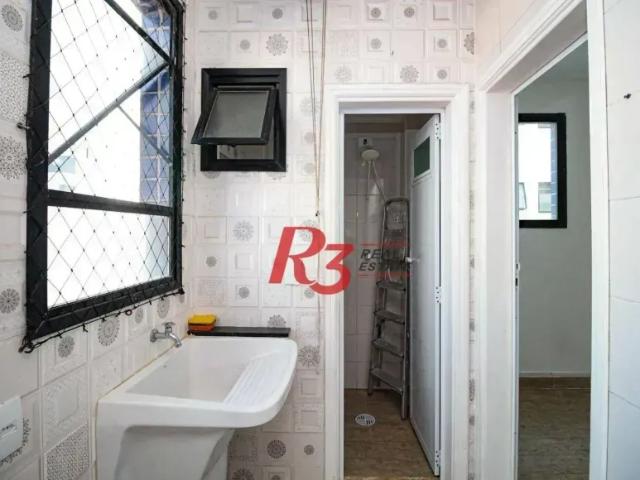 Apartamento com 3 dormitórios à venda, 190 m² por R$ 1.800.000,00 Ponta da Praia Santos/SP