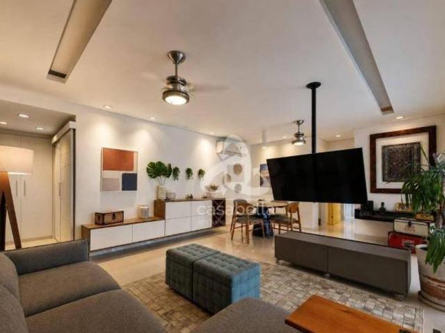 Apartamento com 3 dormitórios à venda, 103 m² por R$ 1.200.000,00 Ponta da Praia Santos/SP