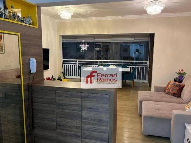 Apartamento com 3 dormitórios à venda, 100 m² por R$ 1.190.000 Tatuapé São Paulo/SP