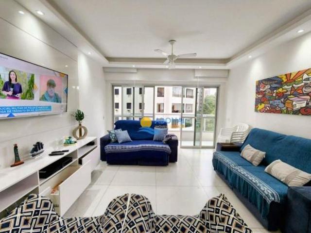 Apartamento com 3 dormitórios à venda, 110 m² por R$ 850.000,00 Pitangueiras Guarujá/SP