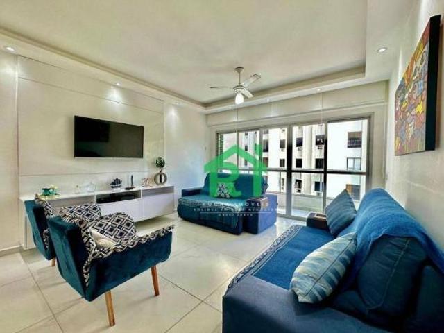 Apartamento com 3 dormitórios à venda, 110 m² por R$ 800.000,00 Pitangueiras Guarujá/SP