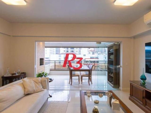 Apartamento com 3 dormitórios à venda, 111 m² por R$ 1.490.000,00 Ponta da Praia Santos/SP