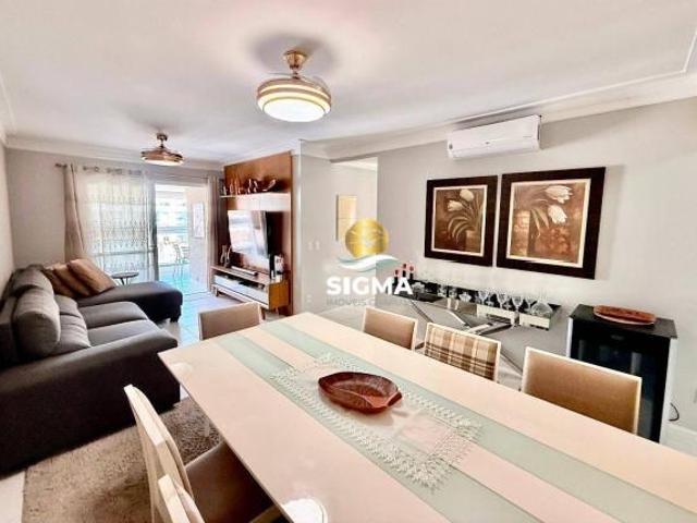 Apartamento com 3 dormitórios à venda, 115 m² por R$ 1.700.000,00 Pitangueiras Guarujá/SP