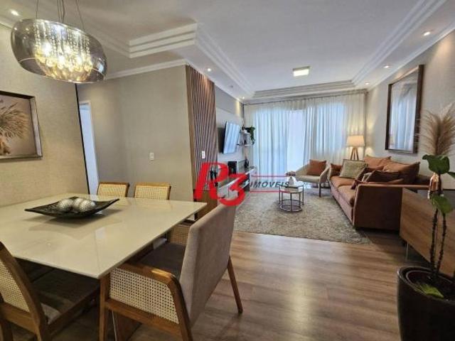 Apartamento com 3 dormitórios à venda, 128 m² por R$ 1.850.000,00 Gonzaga Santos/SP