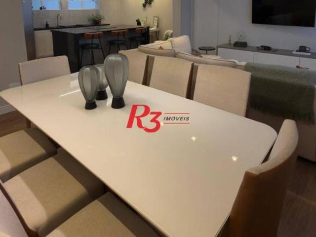 Apartamento com 3 dormitórios à venda, 133 m² por R$ 1.300.000,00 Gonzaga Santos/SP
