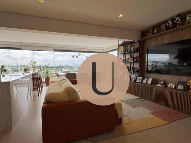 Apartamento com 3 dormitórios à venda, 131 m² por R$ 2.590.000,00 Mirandópolis São Paulo/SP