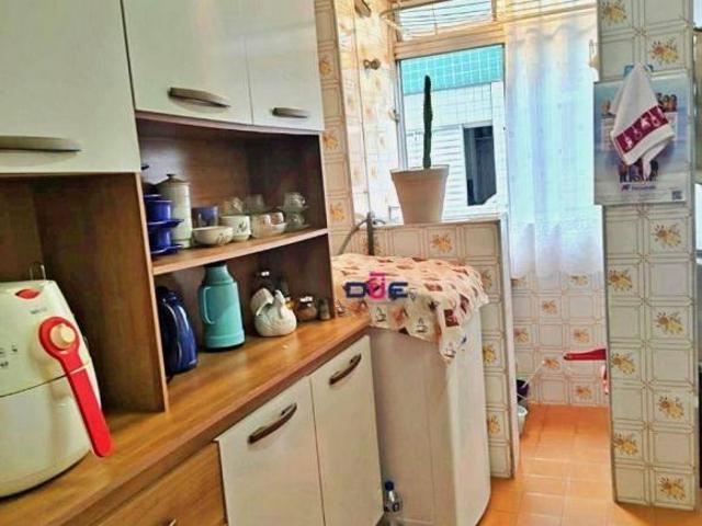 Apartamento com 3 dormitórios à venda, 75 m² por R$ 390.000 Aparecida Santos/SP