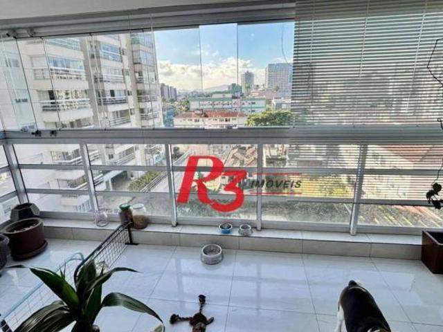 Apartamento com 3 dormitórios à venda, 96 m² por R$ 960.000,00 Vila Belmiro Santos/SP