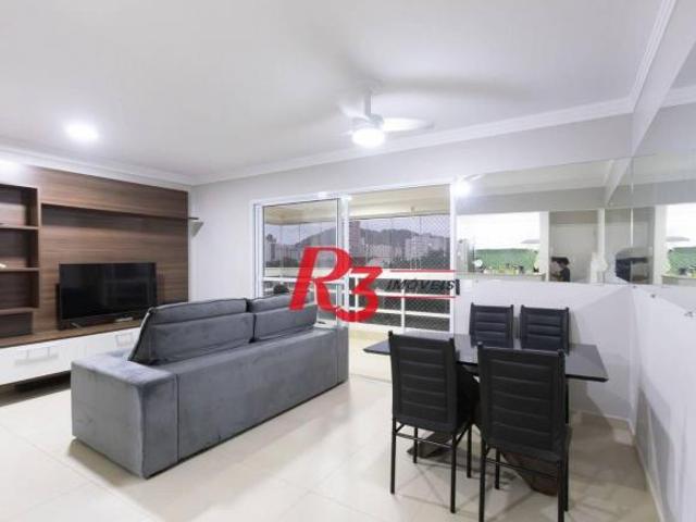 Apartamento com 3 dormitórios à venda, 96 m² por R$ 970.000,00 Vila Belmiro Santos/SP
