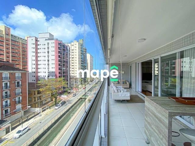 Apartamento Com 3 Dormitórios Para Alugar, 160 m² por R$19.000,00/mês Embaré Santos/sp