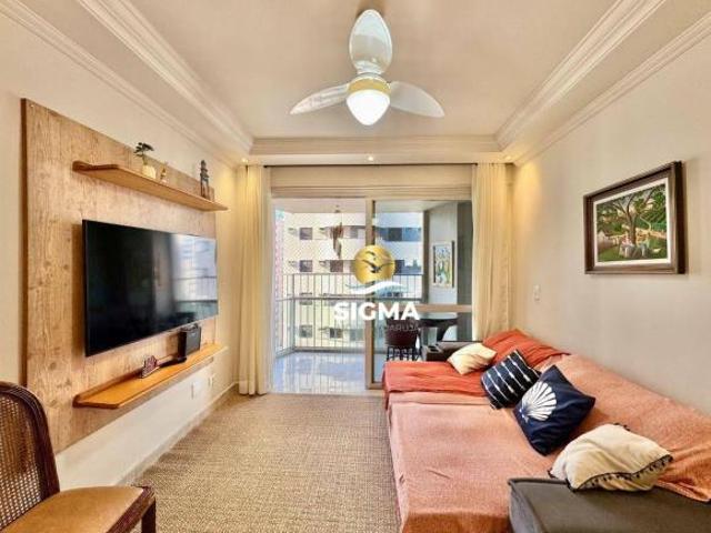 Apartamento com 3 dormitórios sendo 1 suíte à venda, 100 m² por R$ 580.000 Pitangueiras Guarujá/