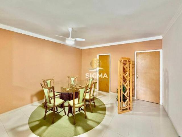 Apartamento com 3 dormitórios sendo 1 suíte à venda, 120 m² por R$ 620.000 Pitangueiras Guarujá/