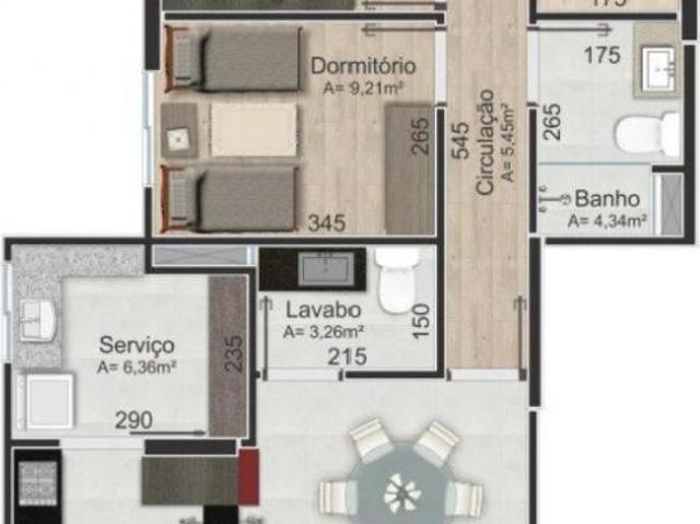 APARTAMENTO COM 3 DORMITÓRIOS SENDO 1 SUÍTE + 3 VAGAS DE GARAGEM NO CENTRO DE LAJEADO RS