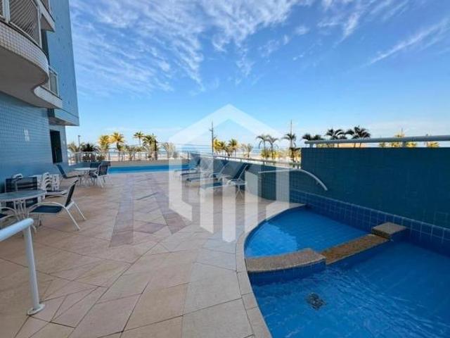 Apartamento com 3 dormitórios, suíte e vista mar na Praia Grande, Tupi