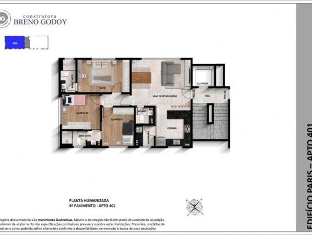 Apartamento com 3 quartos à venda em Belo Horizonte, no bairro Cidade Nova