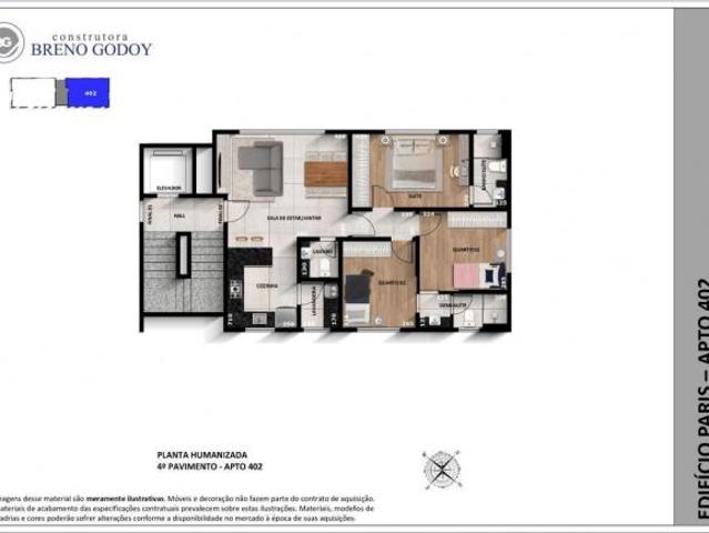 Apartamento com 3 quartos à venda em Belo Horizonte, no bairro Cidade Nova