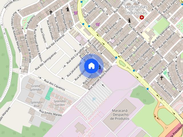Apartamento com 3 Quartos para alugar, 103m² Jardim das Indústrias