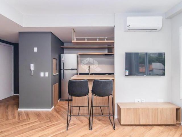 Apartamento com 01 dormitório/quarto no Condomínio Quintal Moinhos Bairro Floresta