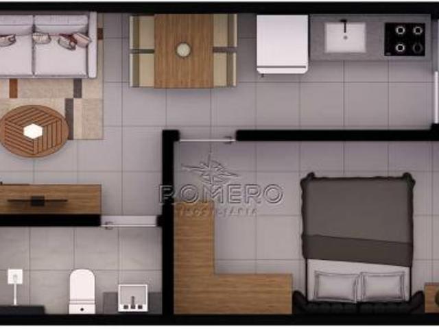 Apartamento com 1 dorm, Jardim Beira Rio, Ubatuba R$ 245 mil, Cod: 2469