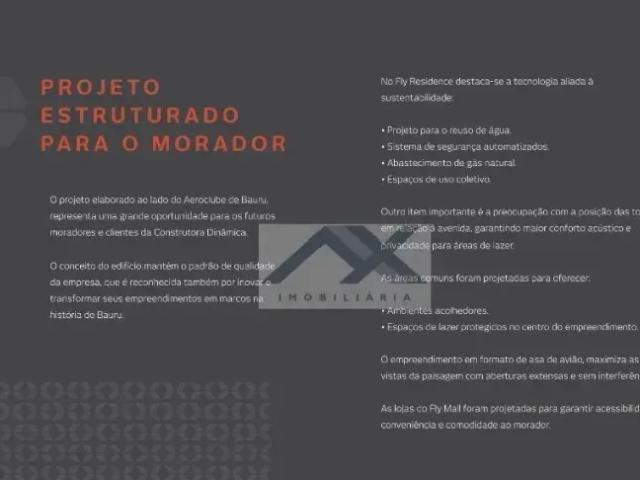 Apartamento com 1 dormitório à venda, 35 m² por R$ 425.000,00 Fly Residence Bauru/SP