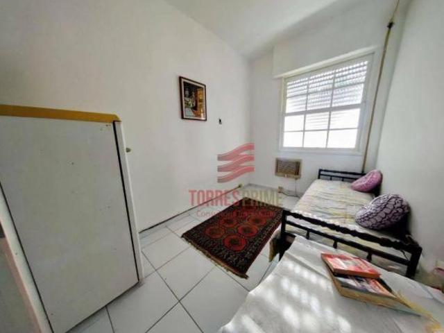 Apartamento com 1 dormitório à venda, 40 m² por R$ 320.000,00 Embaré Santos/SP