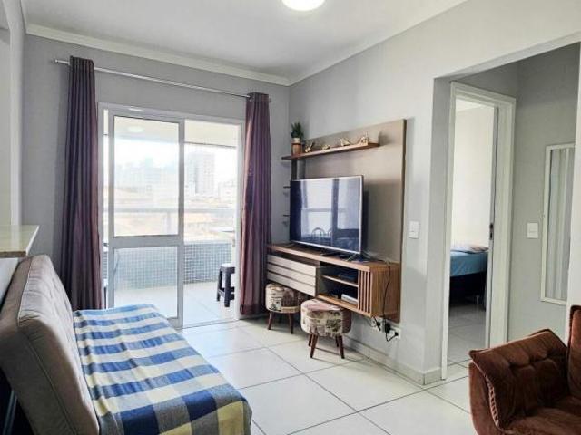 Apartamento com 1 dormitório à venda, 45 m² por R$ 380.000,00 Vila Guilhermina Praia Grande/SP