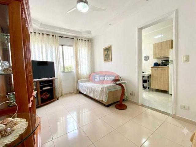Apartamento com 1 dormitório à venda, 49 m² por R$ 375.000,00 Embaré Santos/SP