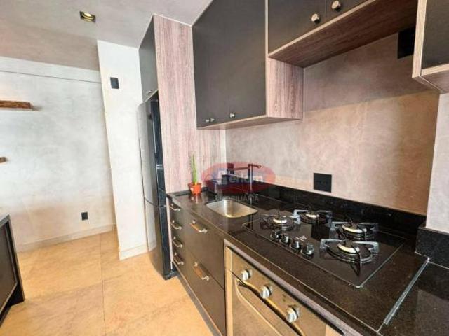 Apartamento com 1 dormitório à venda, 57 m² por R$ 750.000,00 Ponta da Praia Santos/SP