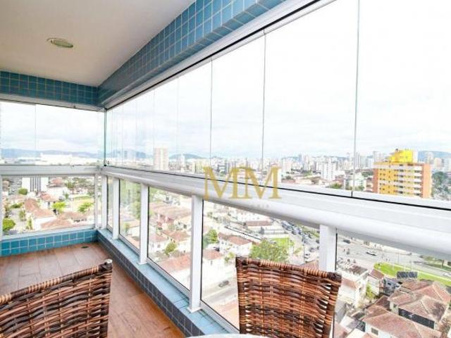 Apartamento com 1 dormitório à venda, 58 m² por R$ 650.000,00 Boqueirão Santos/SP