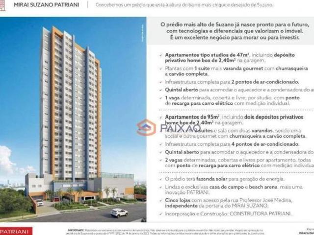 Apartamento com 1 dormitório à venda, 59 m² por R$ 481.000,00 Jardim Santa Helena Suzano/SP