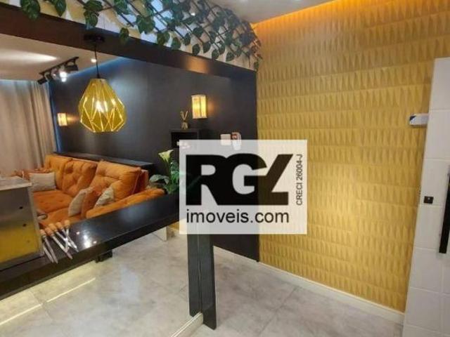 Apartamento com 1 dormitório à venda, 65 m² por R$ 700.000,00 Embaré Santos/SP