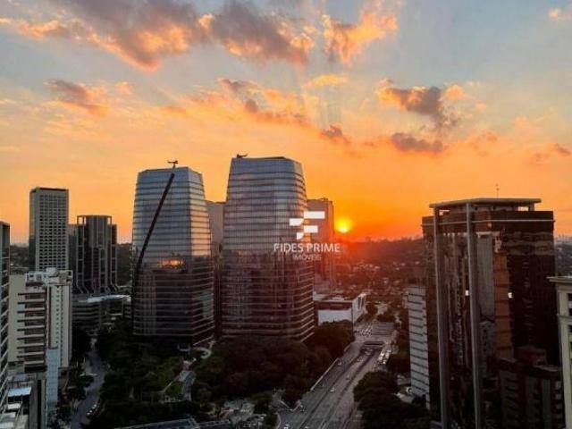 Apartamento com 1 dormitório à venda, c/ vaga, 54 m² por R$ 1.550.000 Itaim Bi