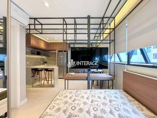 Apartamento Com 1 Dormitório Para Alugar, 27 m² por R$3.057,70/mês Juvevê Curitiba/pr