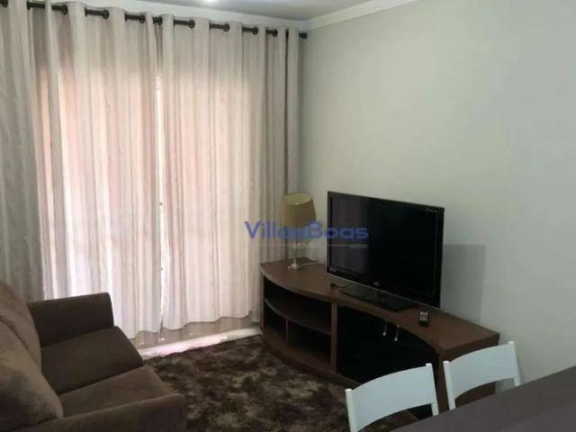Apartamento com 1 dormitório para alugar, 46 m² Jardim Oswaldo Cruz São José dos Campos/SP