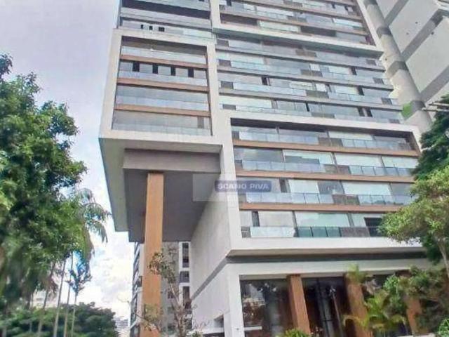 Apartamento com 1 dormitório para alugar, 41 m² por R$ 2.700/mês Brooklin São Paulo/SP