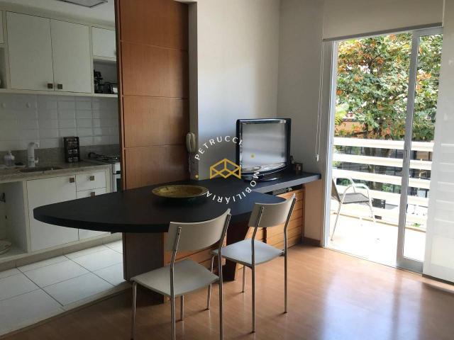 Apartamento com 1 quarto, 52 m², aluguel por R$ 3.800/mês Cambuí Campinas/SP