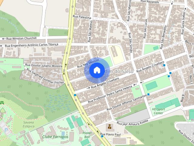 Apartamento com 1 quarto e 45m² para alugar em Jardim do Salso, Porto Alegre