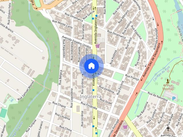 Apartamento com 1 quartos para alugar, 50 m² por R$ 970/mês Igapó Zona Sul de Londrina/PR