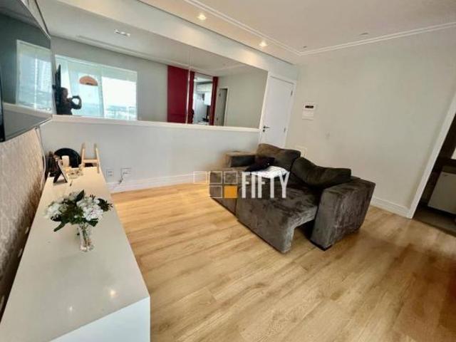 Apartamento à venda no Brooklin | 1 dorm, 1 suíte, 52 m², 1 vaga | Perto do metrô Berrini