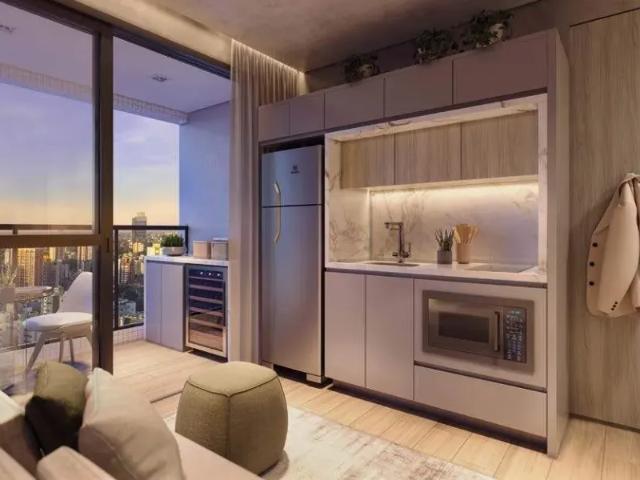 Apartamento com 2 dormitórios à venda, 46 m² por R$ 594.853,18 Centro Curitiba/PR