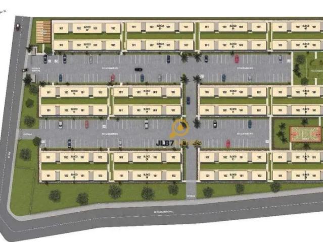 Apartamento com 2 dormitórios à venda, 50 m² por R$ 210.000,00 Setor Carvelo Trindade/GO