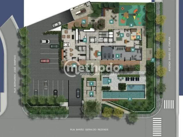 Apartamento com 2 dormitórios à venda, 57 m² por R$ 605.000,00 Botafogo Campinas/SP