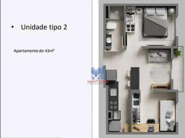 Apartamento com 2 dormitórios à venda, 35 m² por R$ 280.000,00 Vila Carrão São Paulo/SP