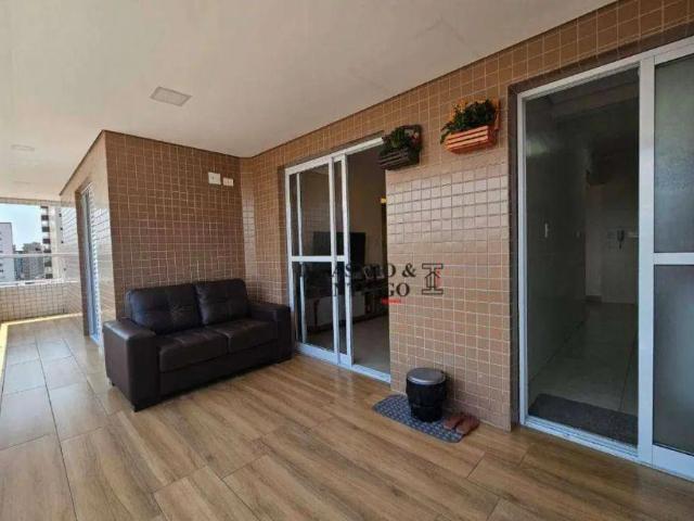 Apartamento com 2 dormitórios, 91 m² venda por R$ 675.000,00 ou aluguel por R$ 5.261,00/mês Tupi Praia Grande/SP