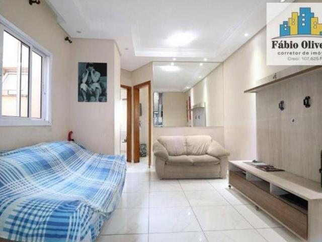 Apartamento com 2 dormitórios à venda, 37 m² por R$ 230.500,00 Jardim Vila Rica Santo André/SP