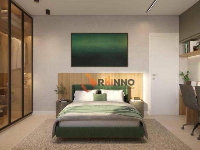 Apartamento com 2 dormitórios à venda, 37 m² por R$ 548.031,41 Centro Curitiba/PR