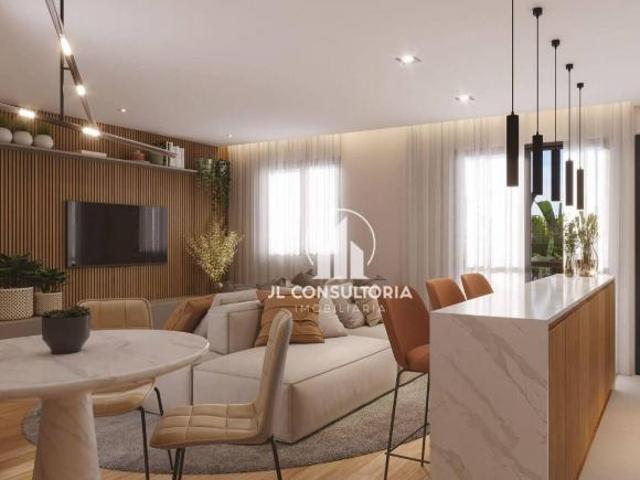 Apartamento com 2 dormitórios à venda, 44 m² por R$ 352.021,31 Capão Raso Curitiba/PR