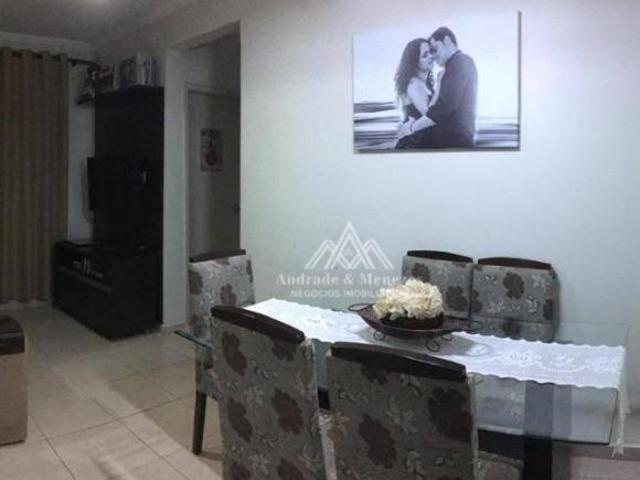 Apartamento com 2 dormitórios à venda, 46 m² por R$ 162.000 Residencial Jequitibá Ribeirão Preto